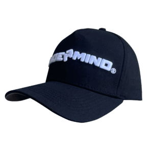 Undermind Black Puff Embroidered Cap